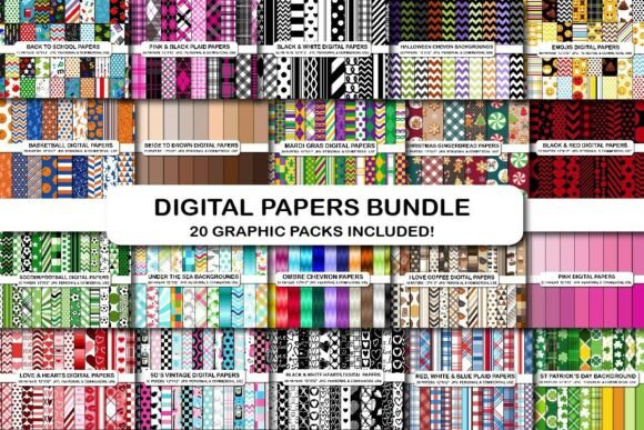 Download Digital Printable Backgrounds Bundle - Printable backgrounds Collection