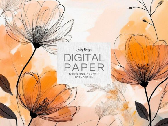 Download Watercolor Black Botanical Backgrounds - Premium Resources