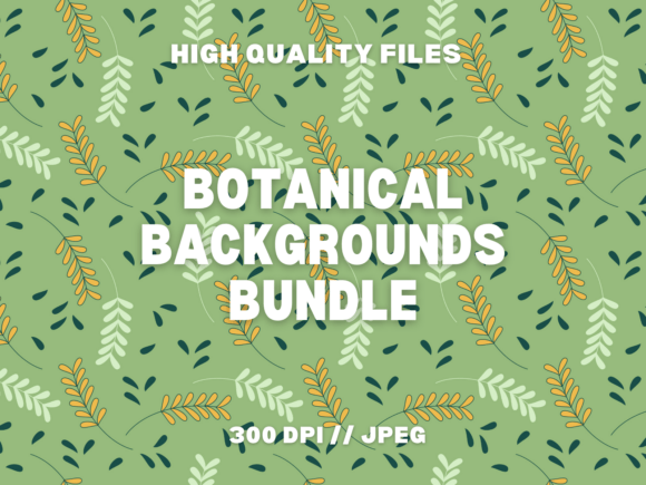 Download 5 Botanical Backgrounds Bundle - Premium Bundle